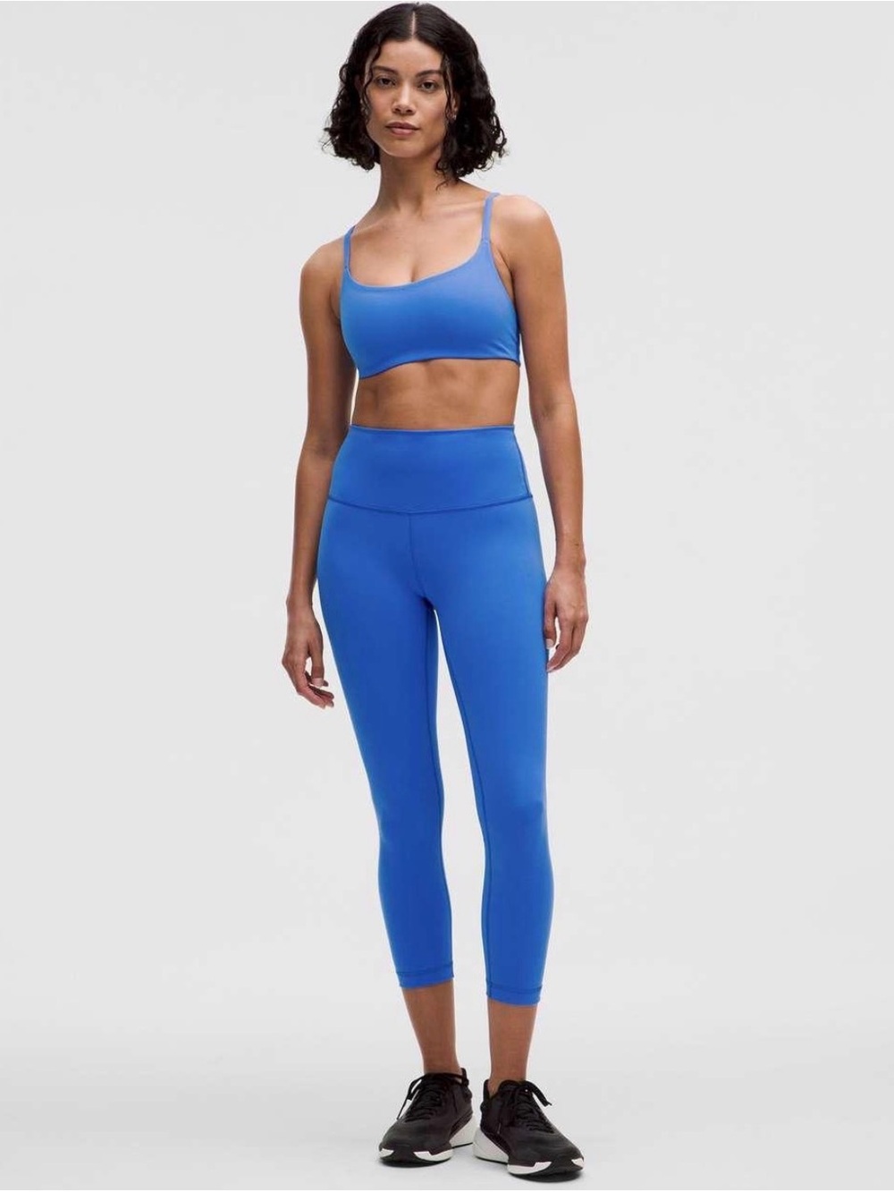 Lululemon Wunder Train High-Rise Crop 21” Leggings Blue Size 18
